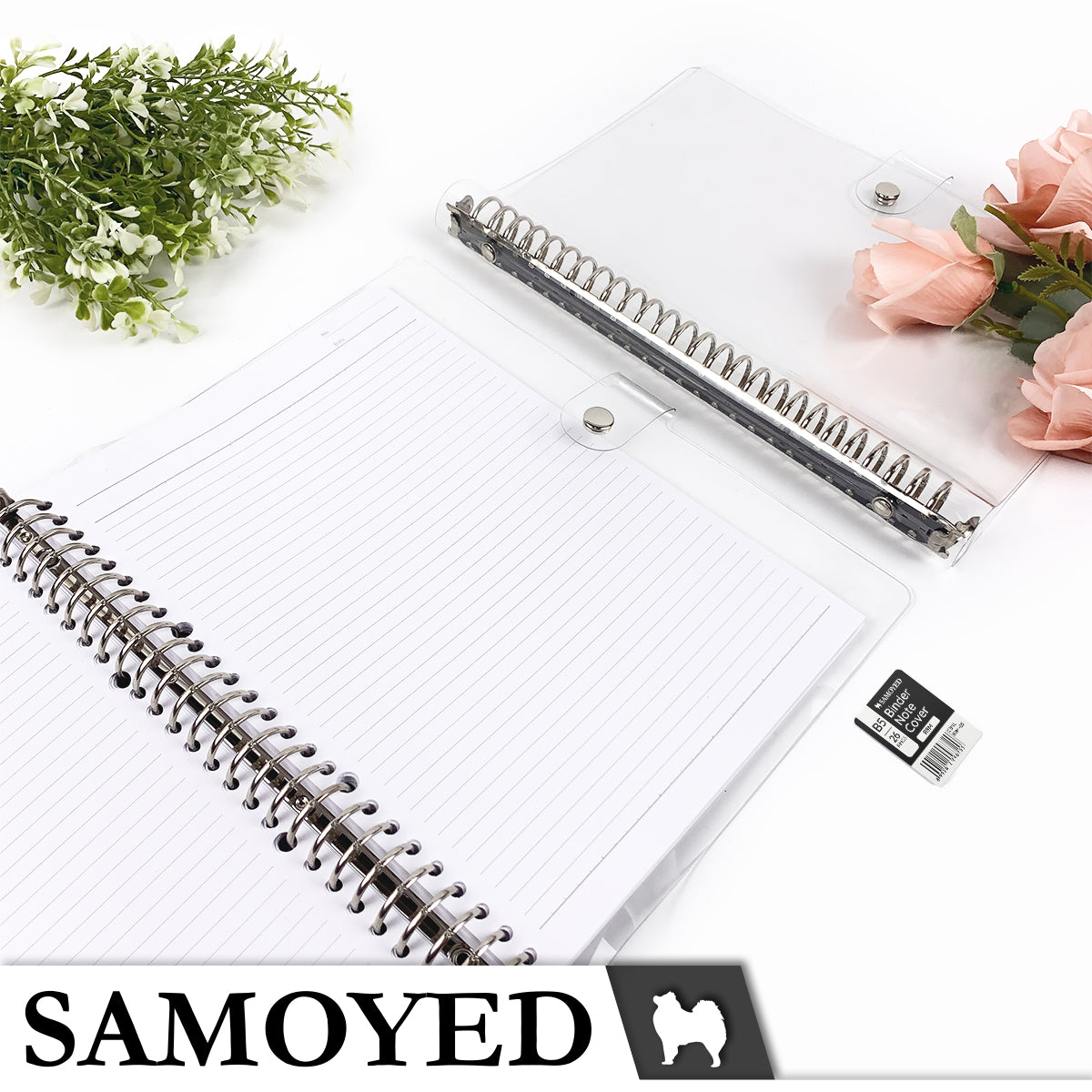 Binder Note Cover B5 Samoyed CBNL-R9M-B5