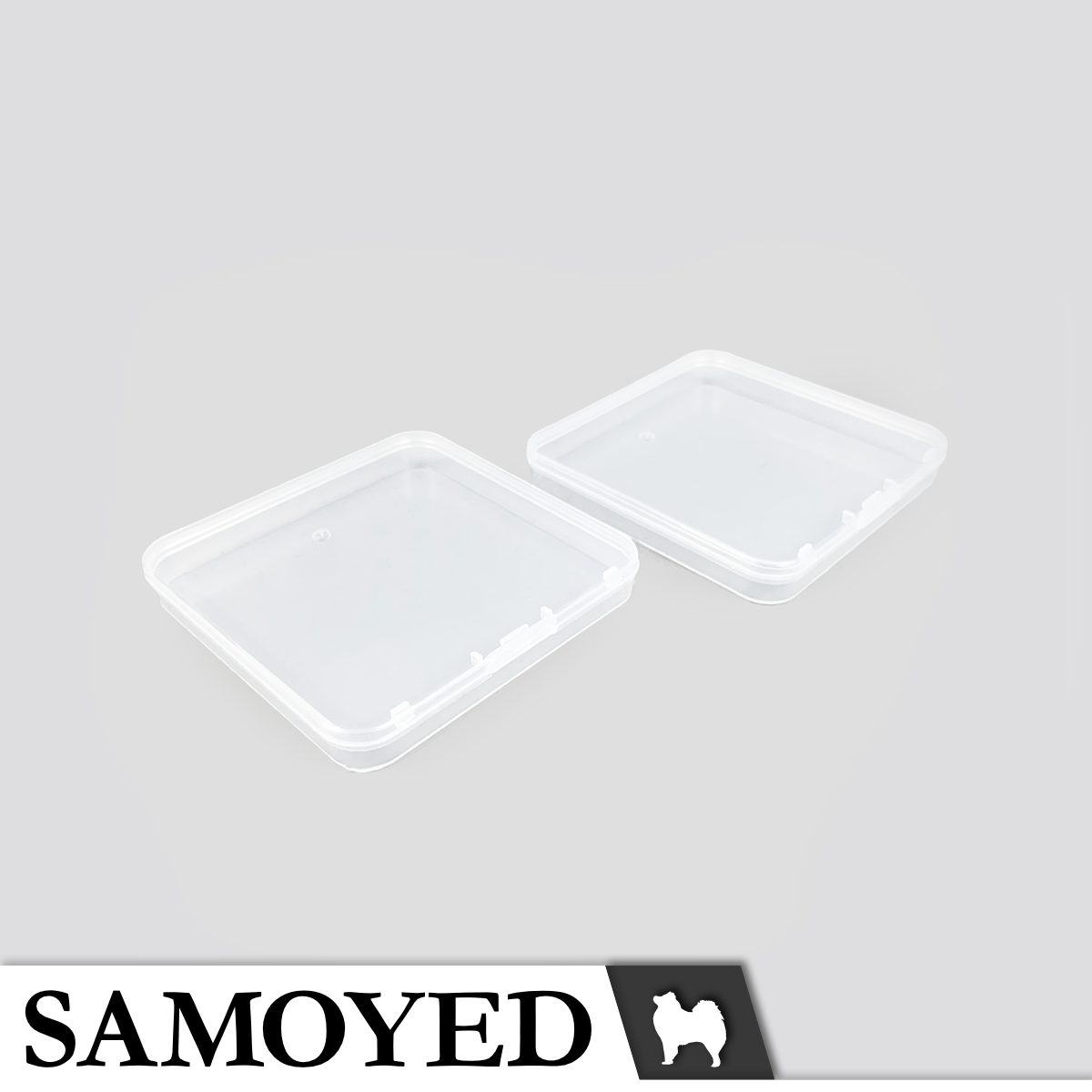 Plastic Box Samoyed SD 75 x 75 x 15 mm