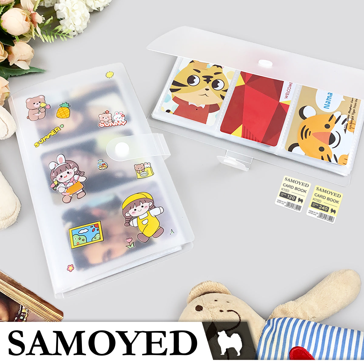 Card Book Samoyed CRDB-K13D
