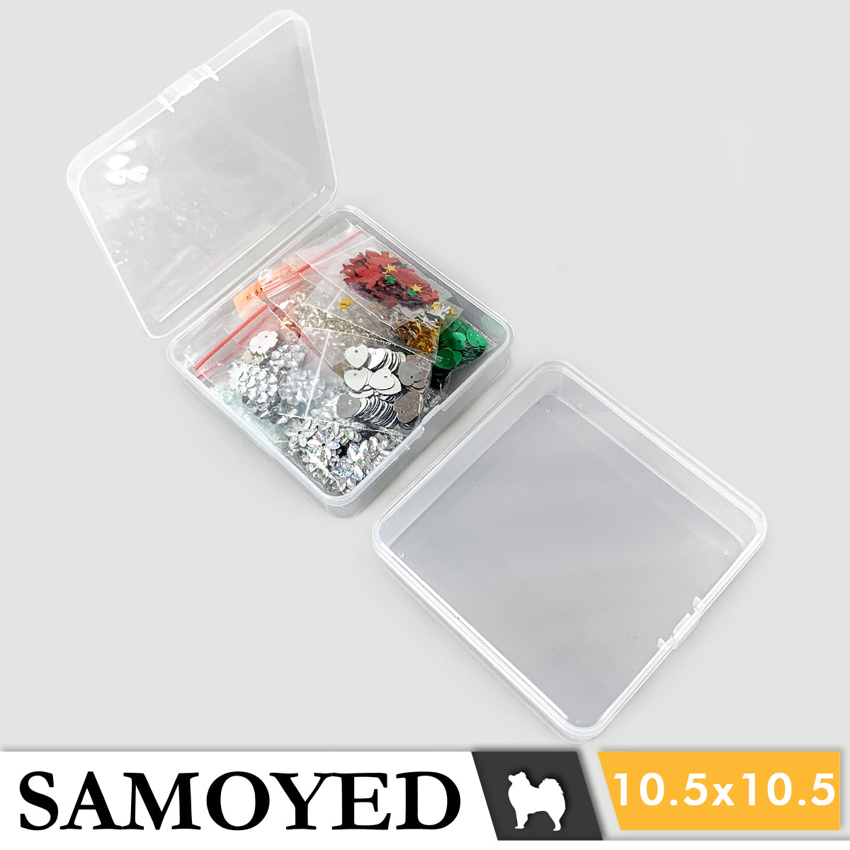 Plastic Box Samoyed SE 105 x 105 x 30 mm