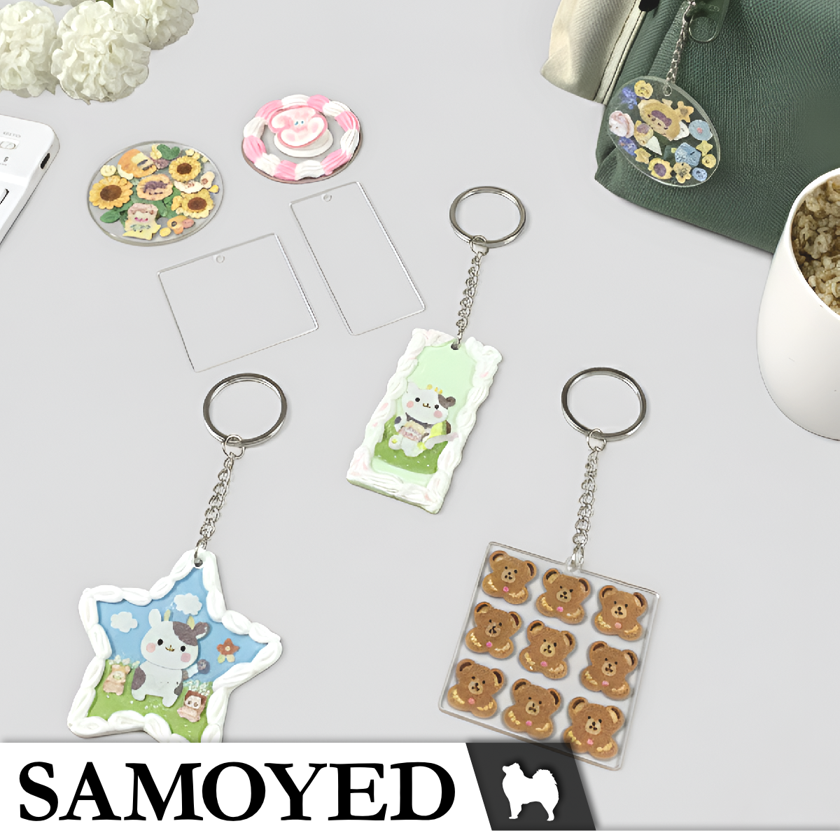 Accessory Charm Samoyed CHRM-AC9
