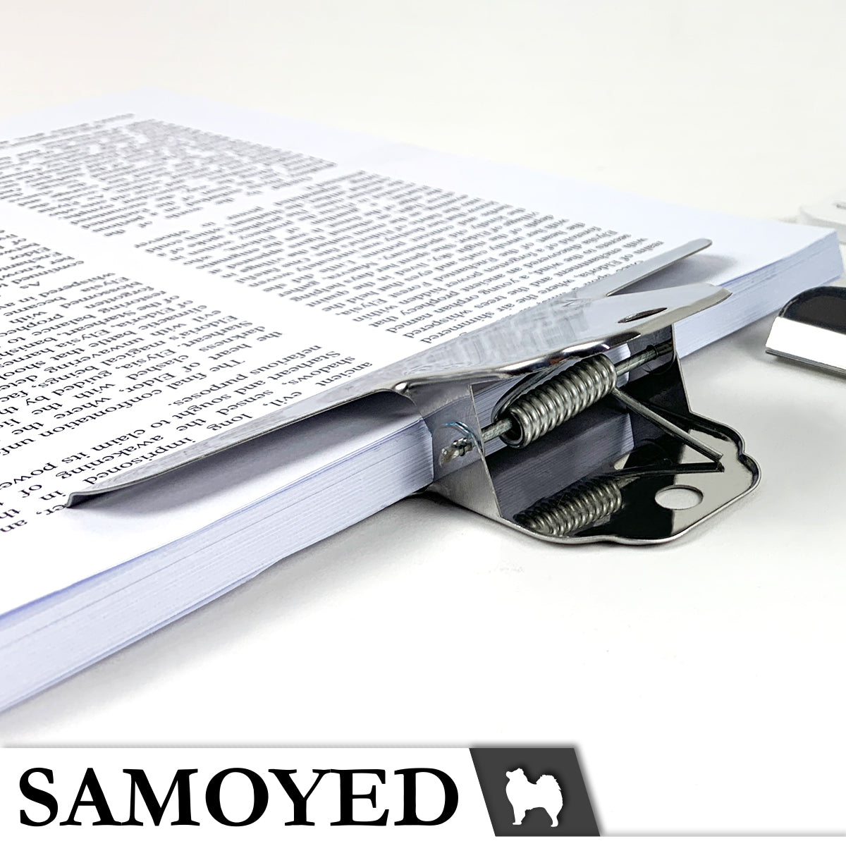 Bulldog Clip Samoyed BLCL-M145