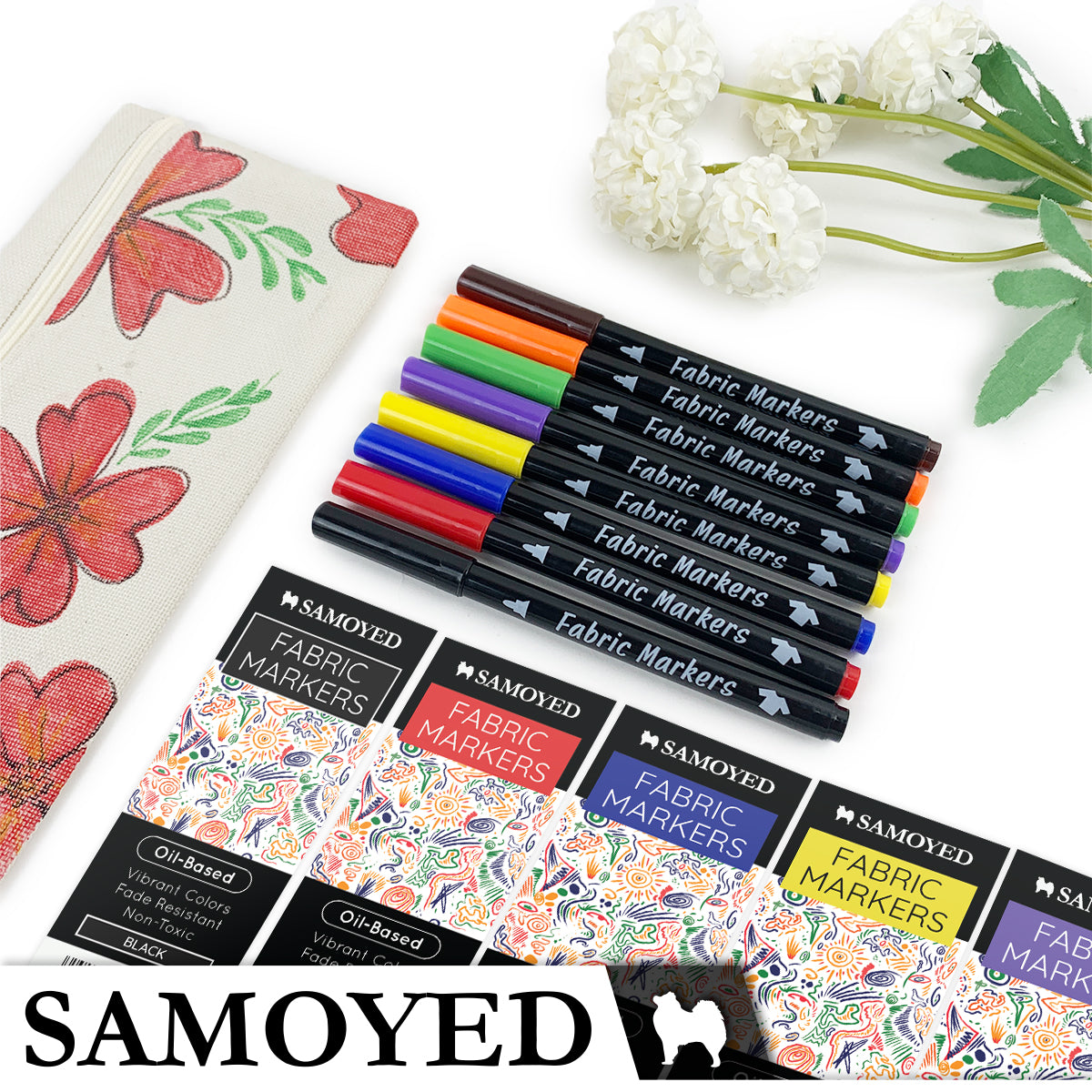 Fabric Marker Samoyed PMK-FB59