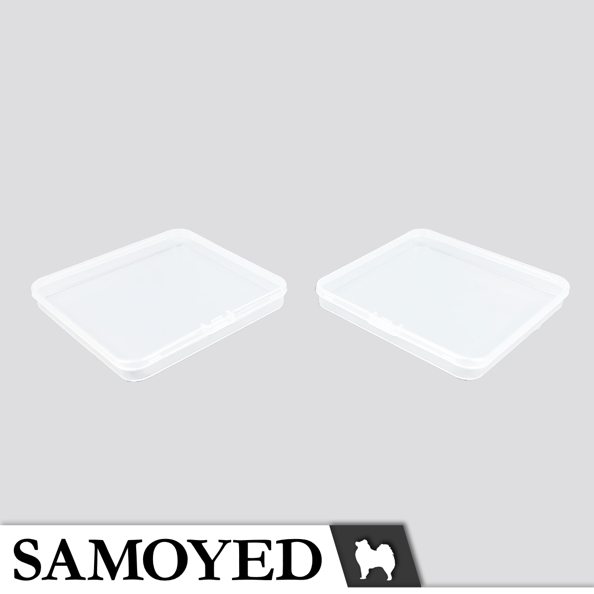 Plastic Box Samoyed SD 115 x 115 x 15 mm