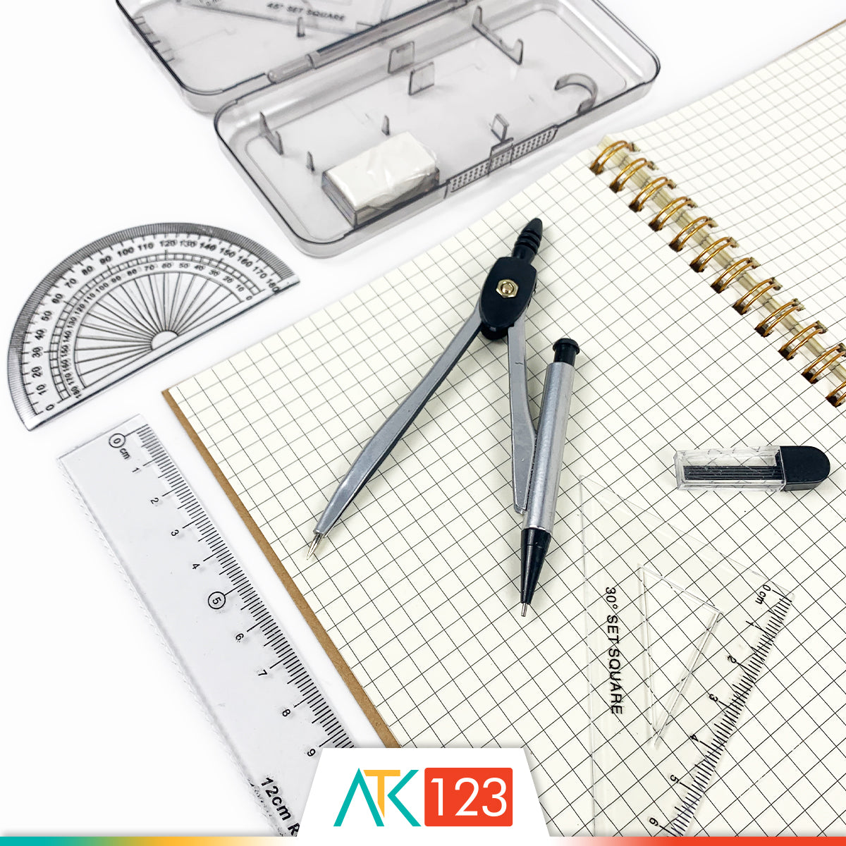Drafting Compass and Ruler Set CRLS-2902