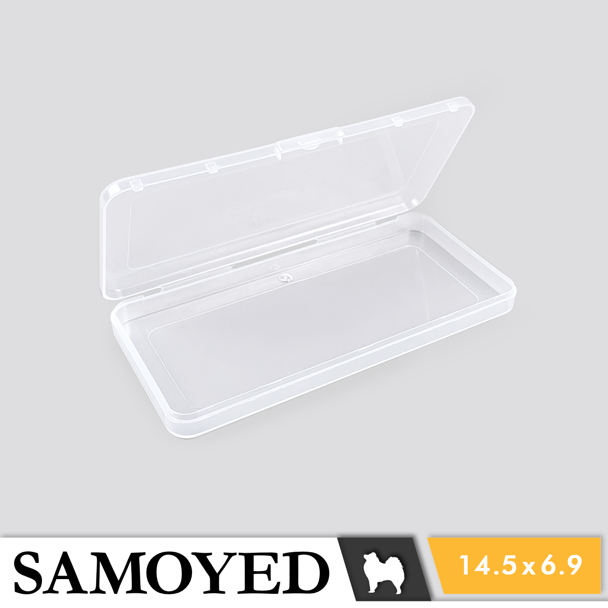 Plastic Box Samoyed SJ 145 x 69 x 14 mm