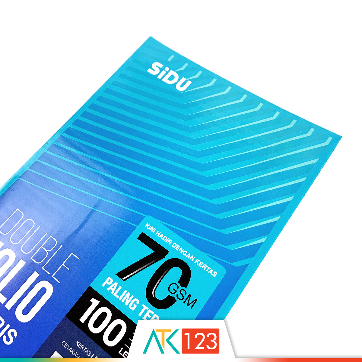 Kertas Double Folio Bergaris Sidu 100 lbr
