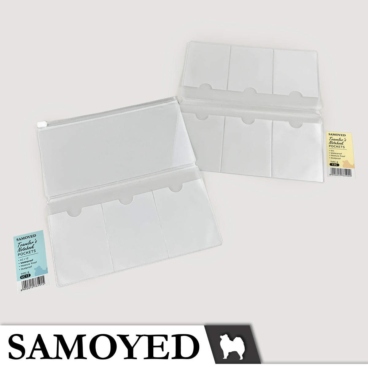 Pockets for Traveler's Notebook Samoyed TVPC-B