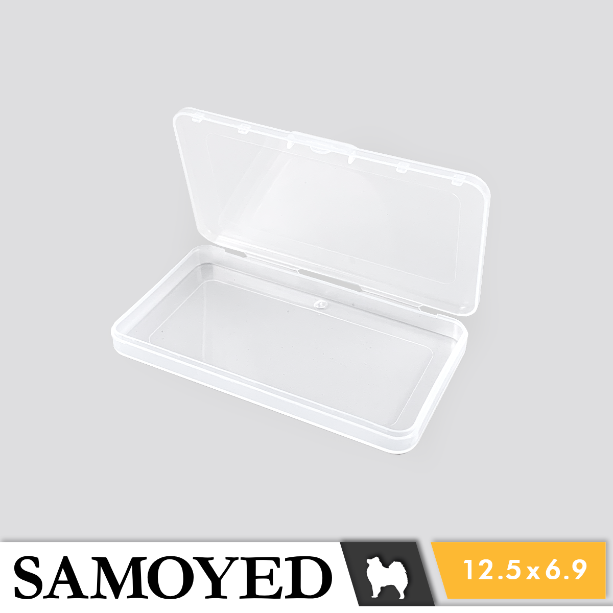 Plastic Box Samoyed SJ 125 x 69 x 14 mm