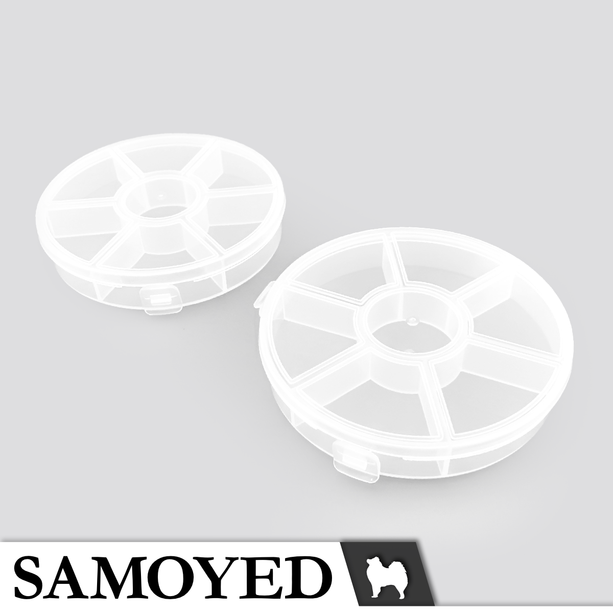 Plastic Cylinder Samoyed RG-C7O-084