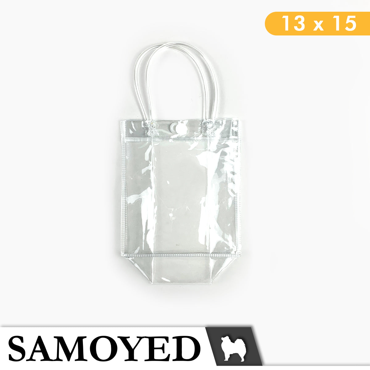 Tote Bag PVC Samoyed 13 x 15 x 7 cm