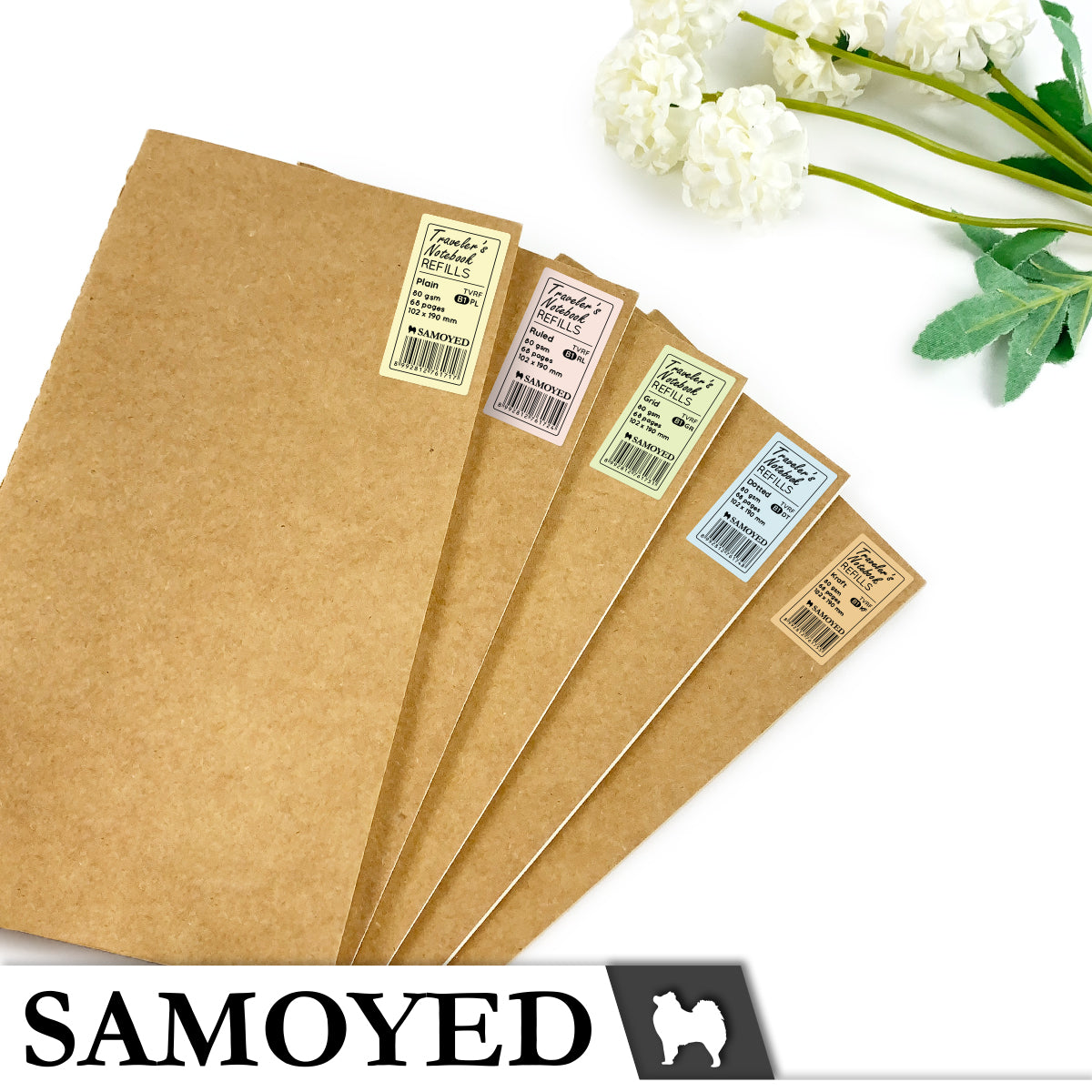 Traveler's Notebook Refills Samoyed TVRF-B1