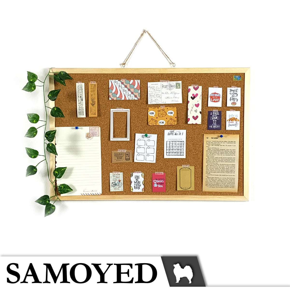 Corkboard Samoyed CKBD-L 40 x 60 cm