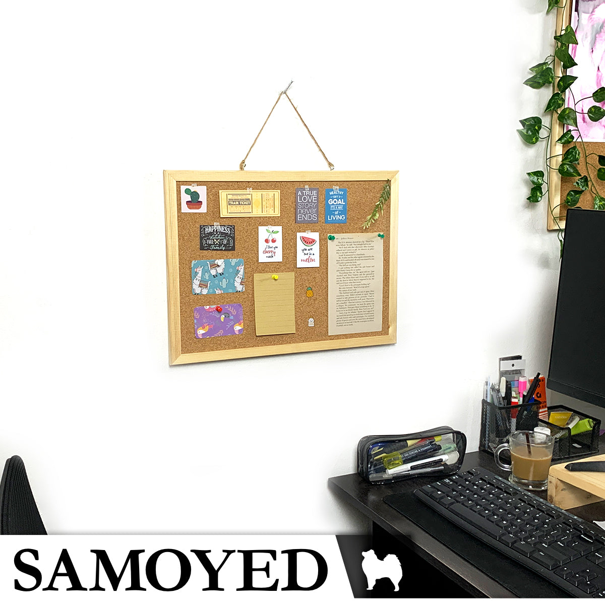 Corkboard Samoyed CKBD-L 30 x 40 cm