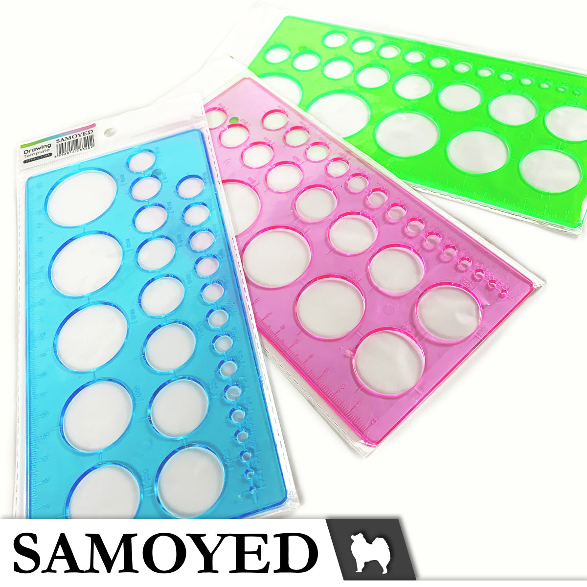 Drawing Template Samoyed DTMP-C2088
