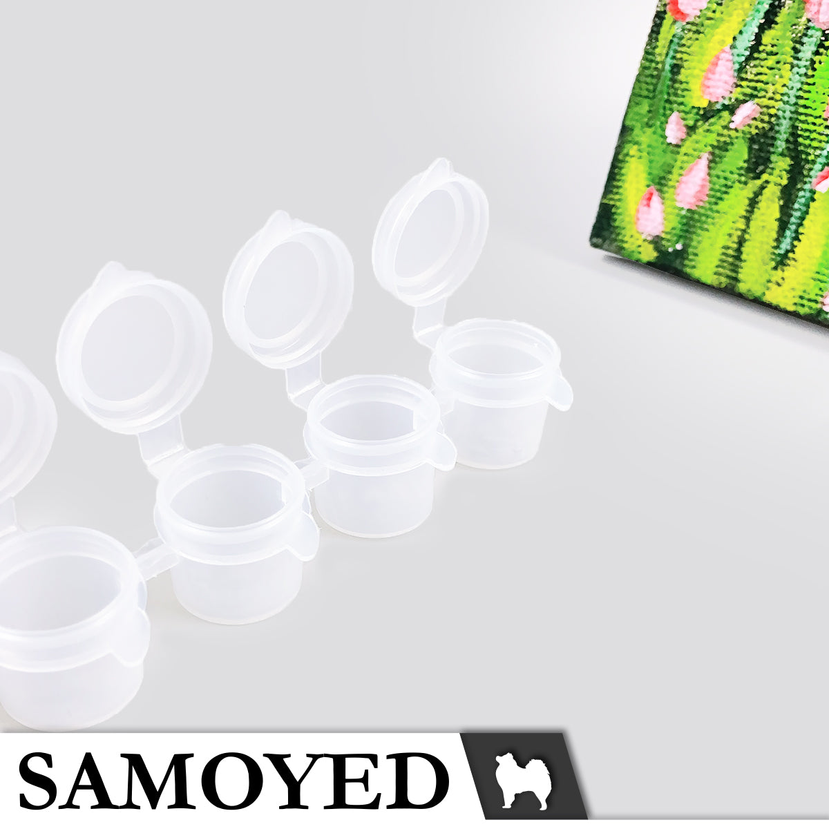Plastic Cylinder Samoyed LM6