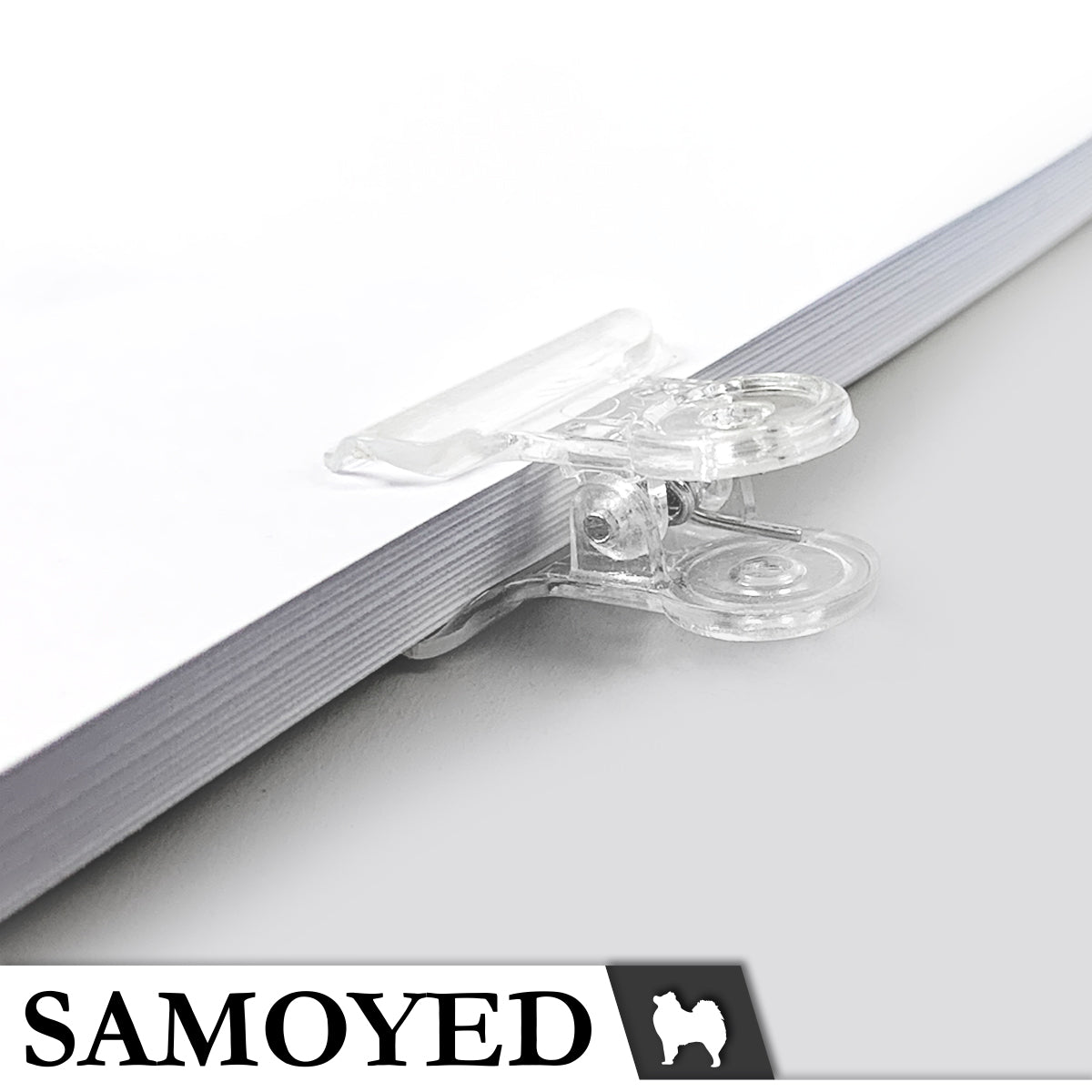 Bulldog Clip Samoyed BLCL-E022