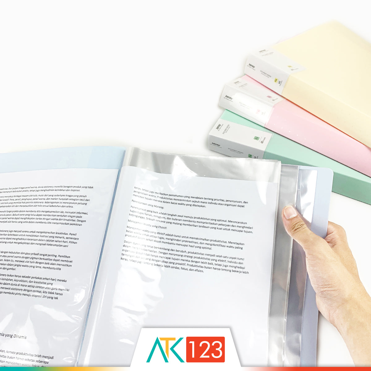 Document Keeper F4 60 Pockets Joyko DK-F60F4