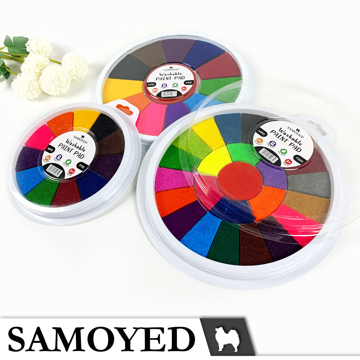 Washable Paint Pad Samoyed WPD