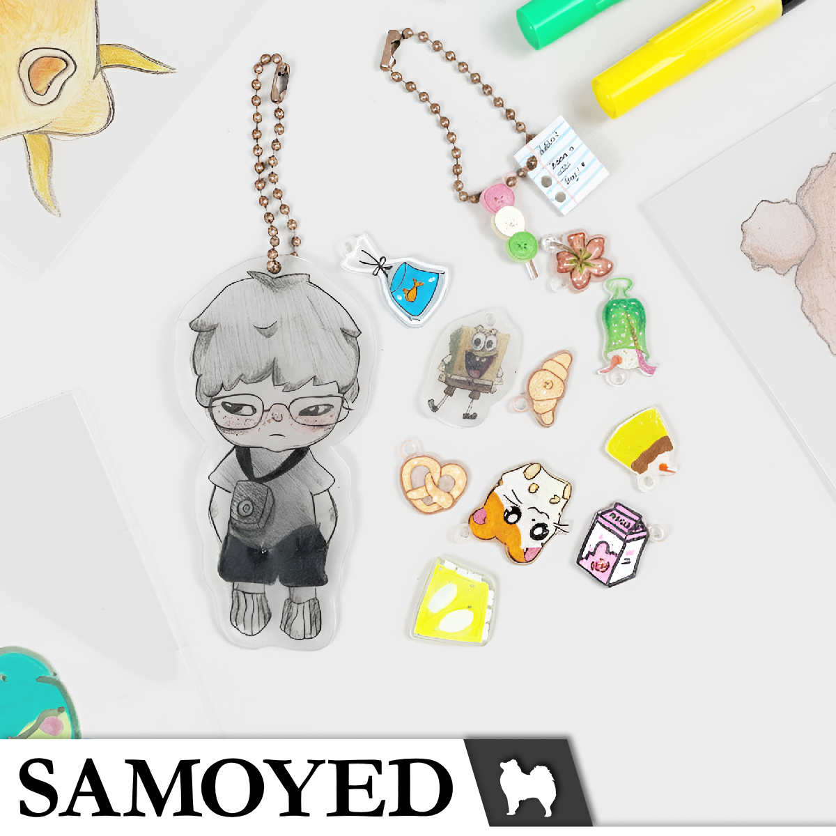 Shrinkable Plastic Sheet A4 Samoyed SPS-HT