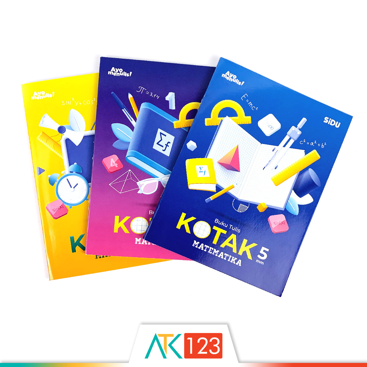 Buku Tulis Kotak Matematika Sidu 5 mm 38 lbr