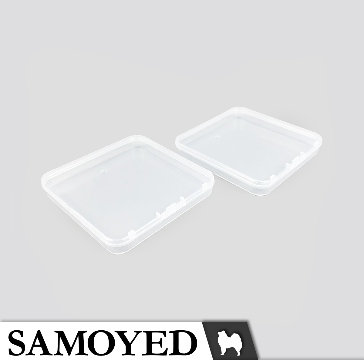 Plastic Box Samoyed SD 85 x 85 x 15 mm