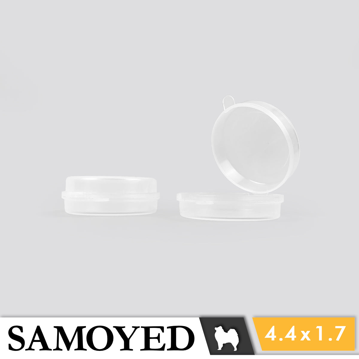 Plastic Cylinder Samoyed LC 44 x 17 mm