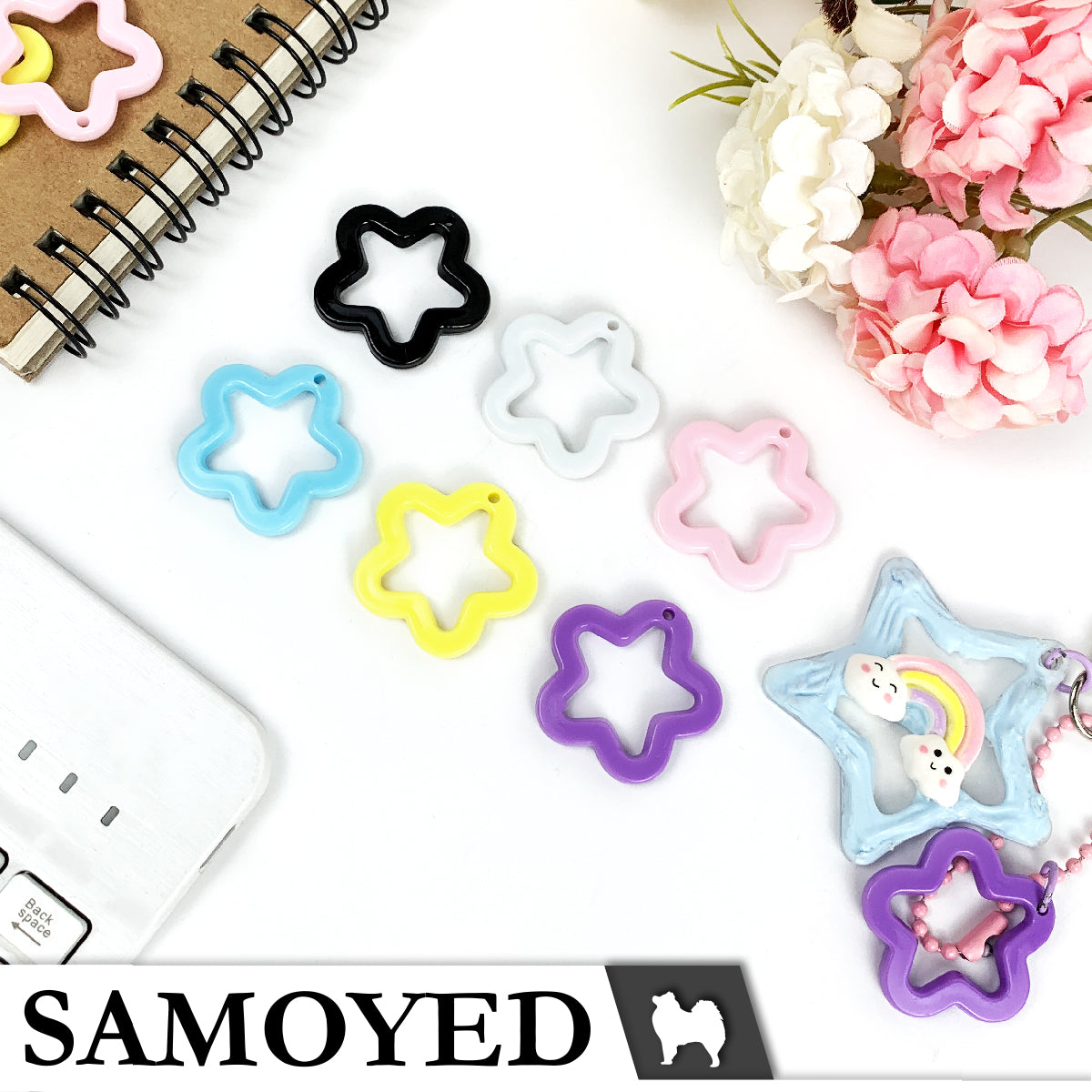 Accessory Charm Samoyed CHRM-PD-AST1