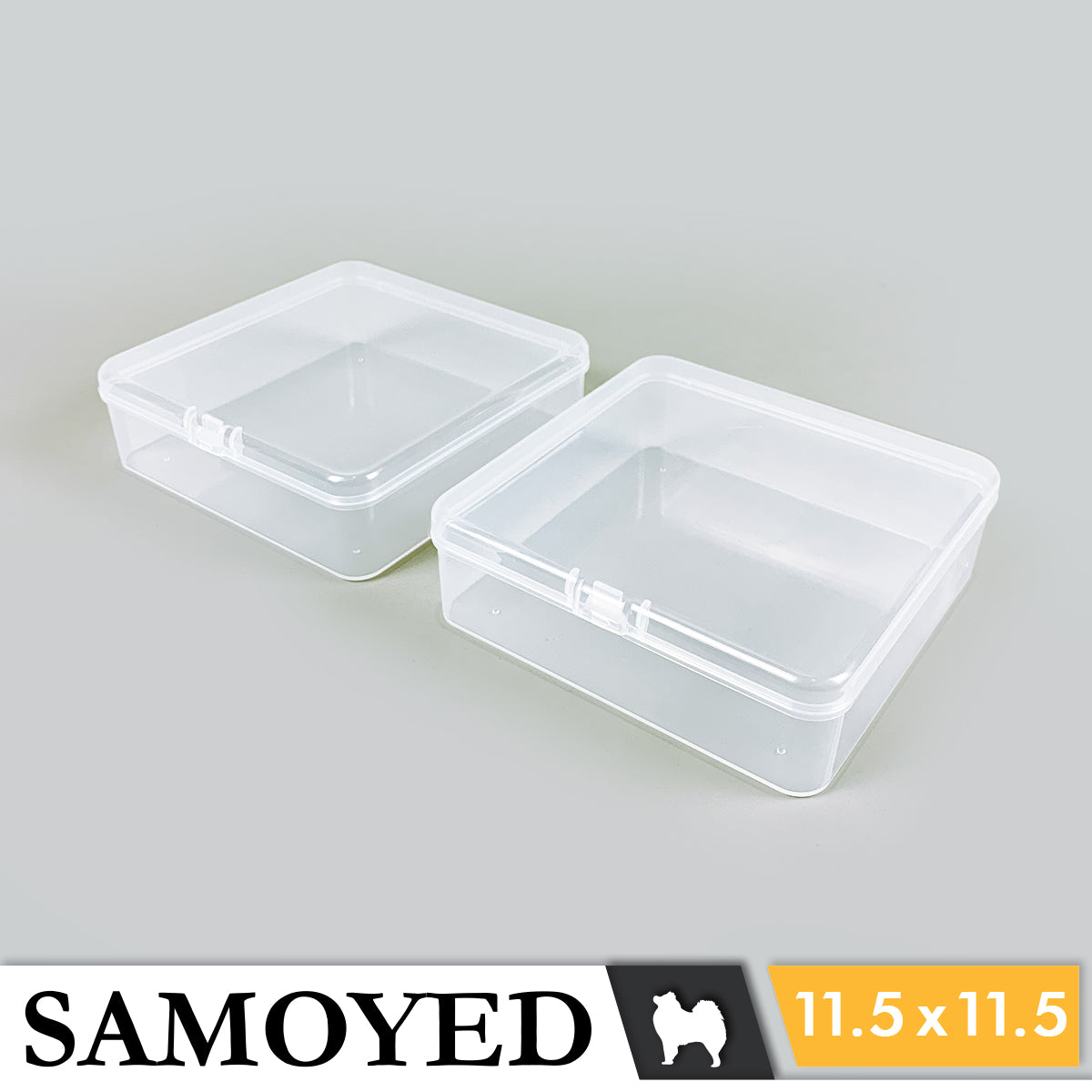 Plastic Box Samoyed SE 115 x 115 x 36 mm