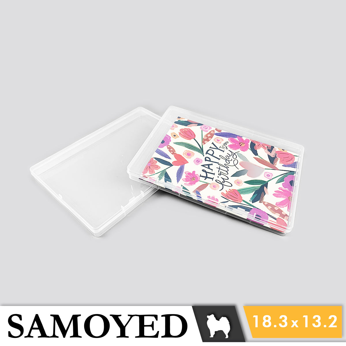 Plastic Box Samoyed SM 183 x 132 x 17 mm