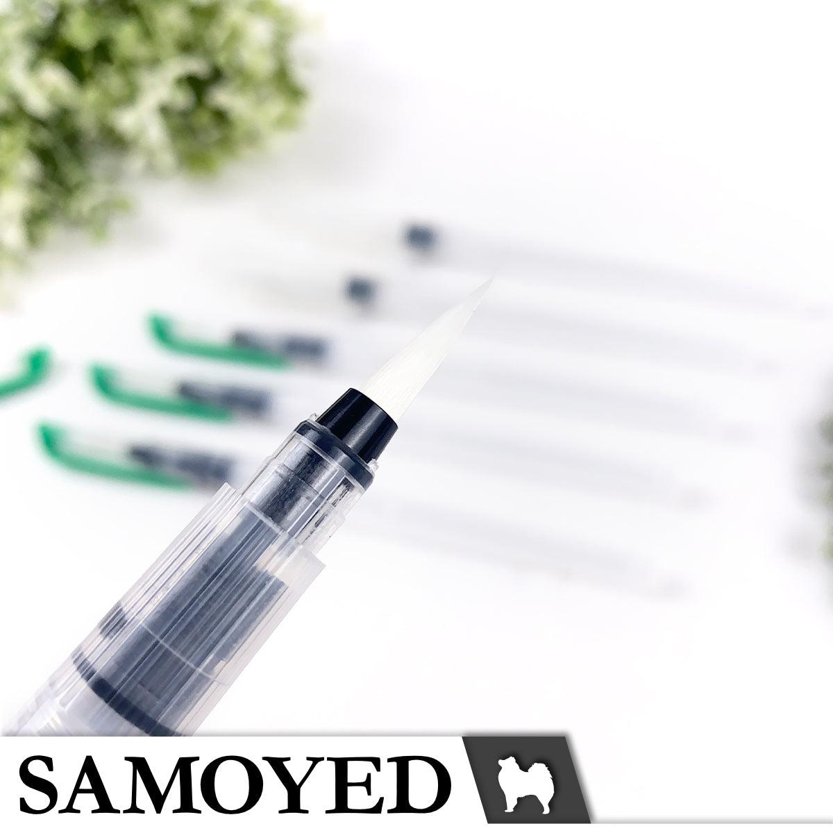 Water Brush Pen Set Samoyed WBPS-ED6