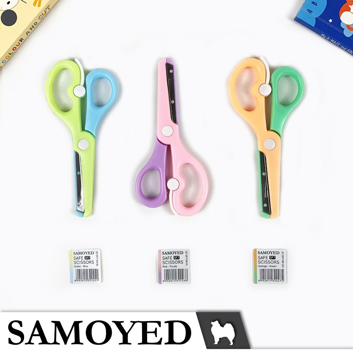 Safety Scissors Samoyed SC-SF7