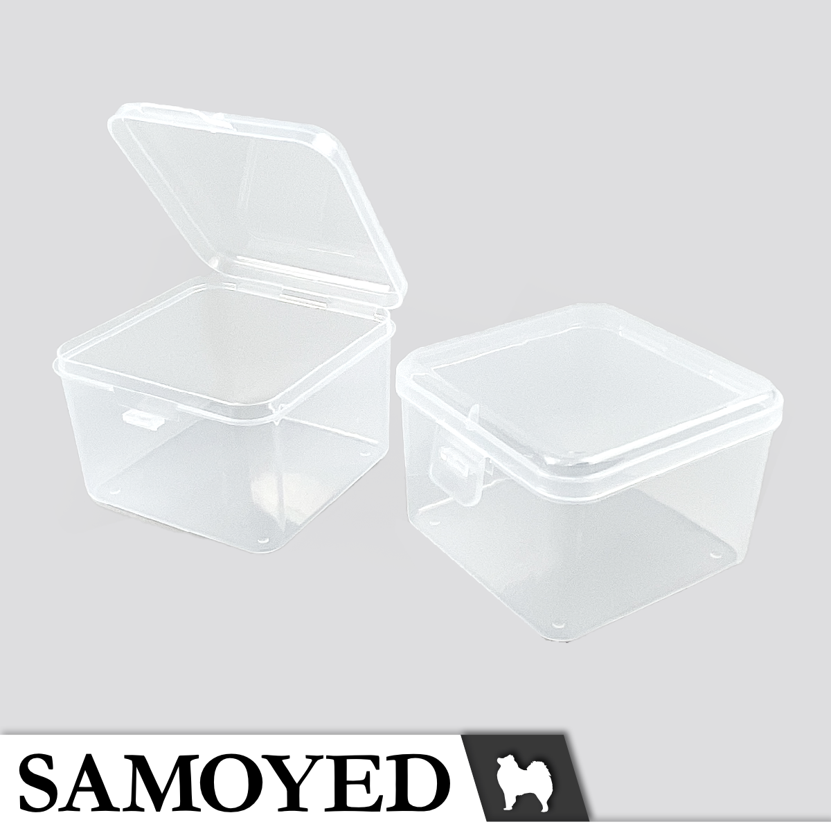 Plastic Box Samoyed SG 94 x 94 x 54 mm