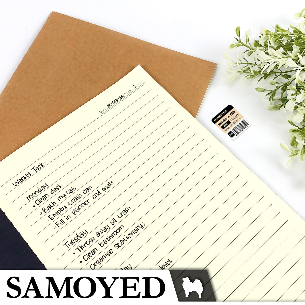 Notebook B5 Samoyed NTBK-ST2-B5