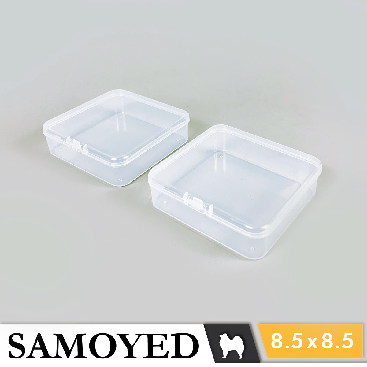 Plastic Box Samoyed SE 85 x 85 x 25 mm