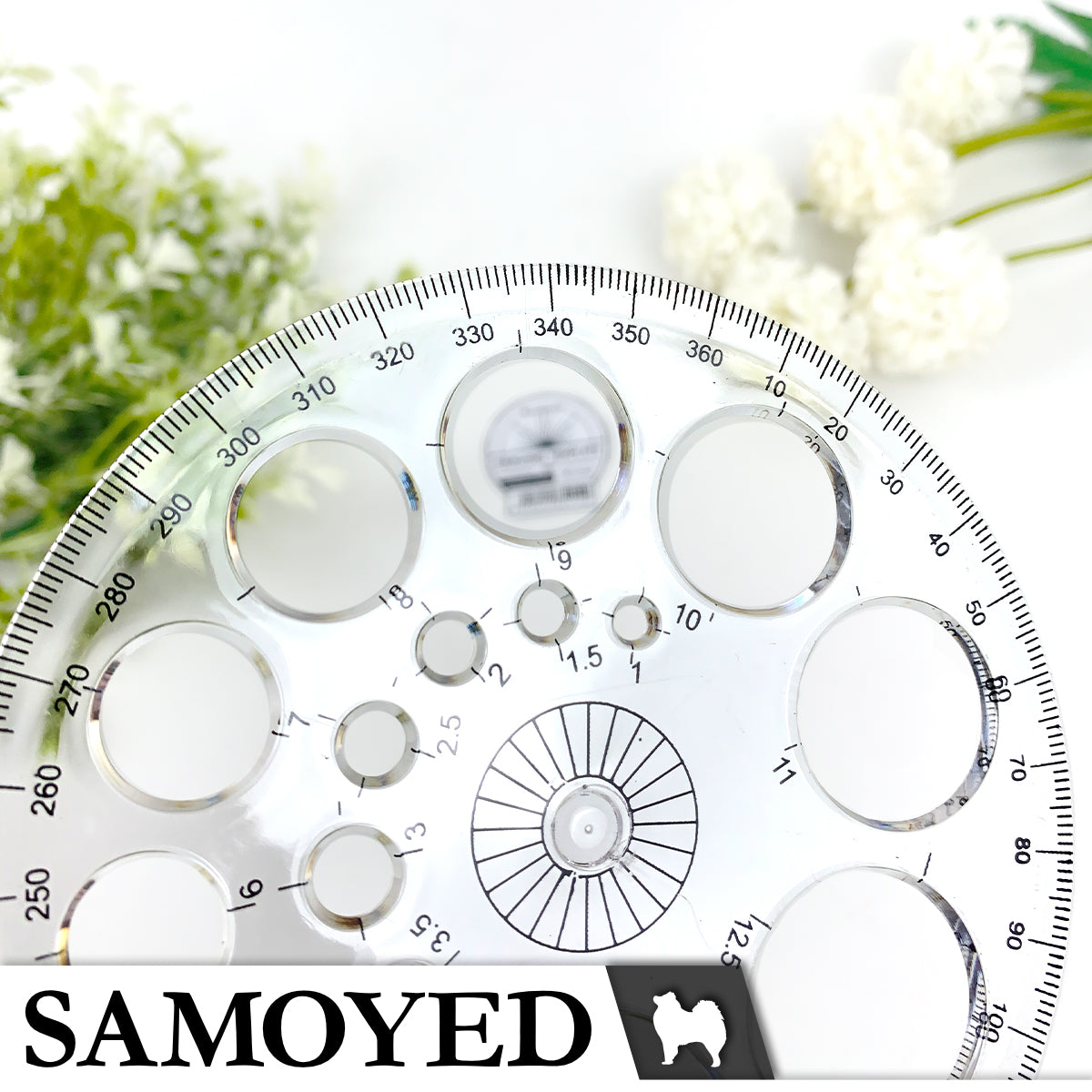 Drawing Template Samoyed DTMP-C360