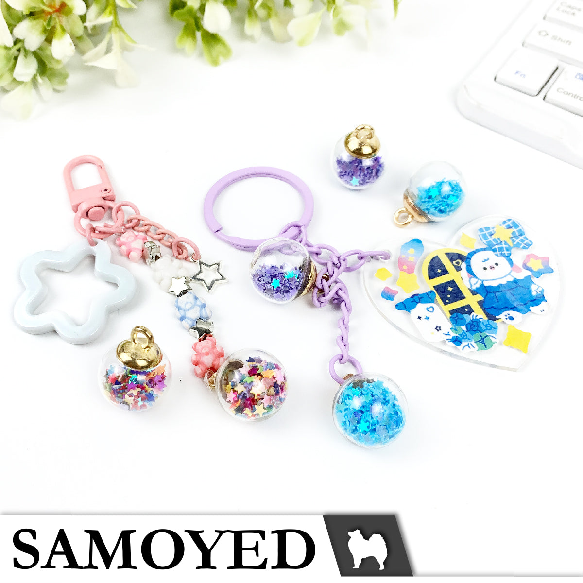 Accessory Charm Samoyed CHRM-PD-CRB1