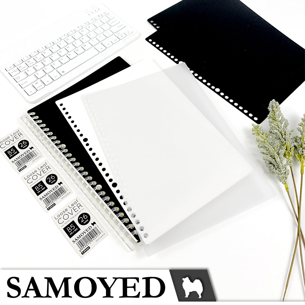 Loose Leaf Cover B5 Samoyed CNPP-51