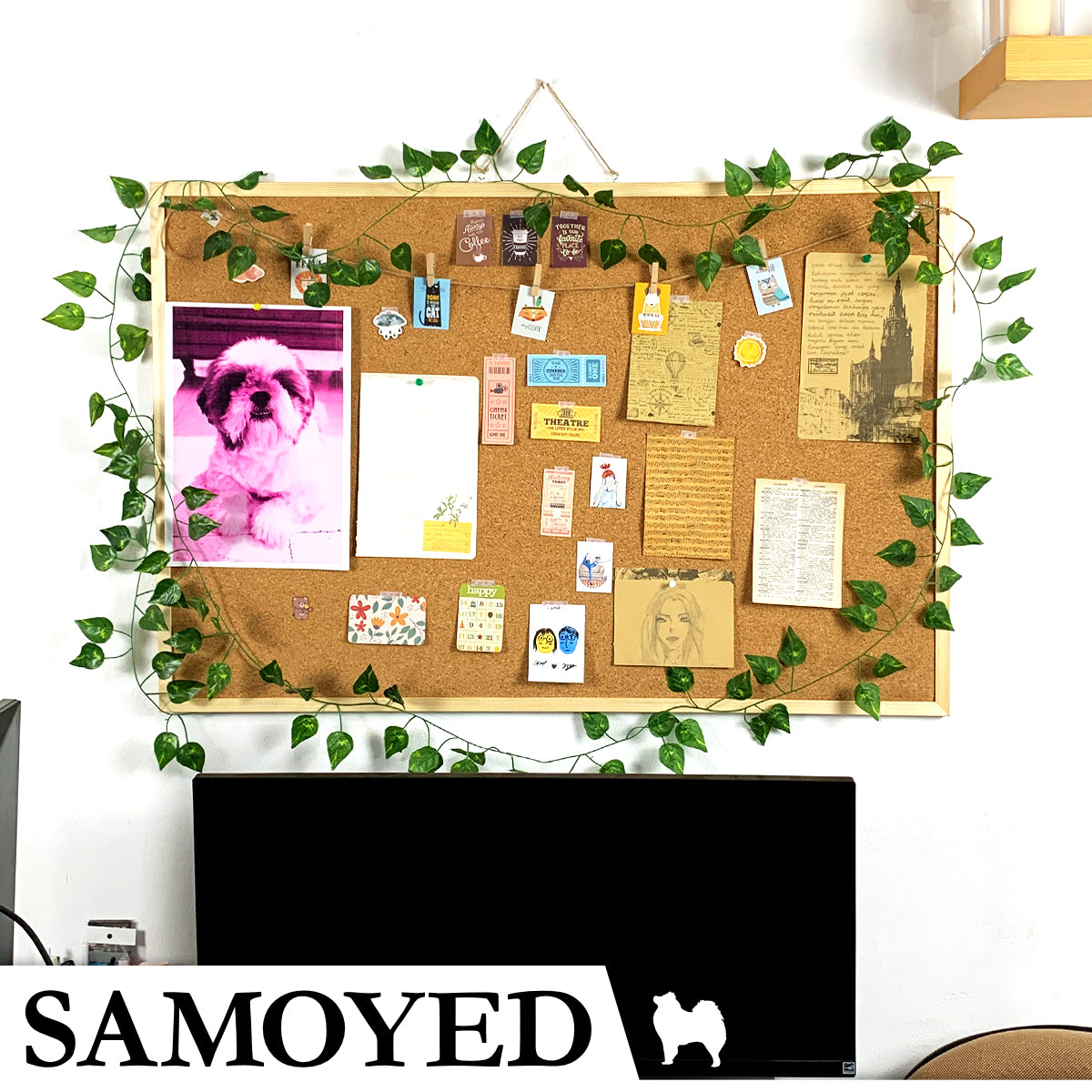 Corkboard Samoyed CKBD-L 60 x 90 cm