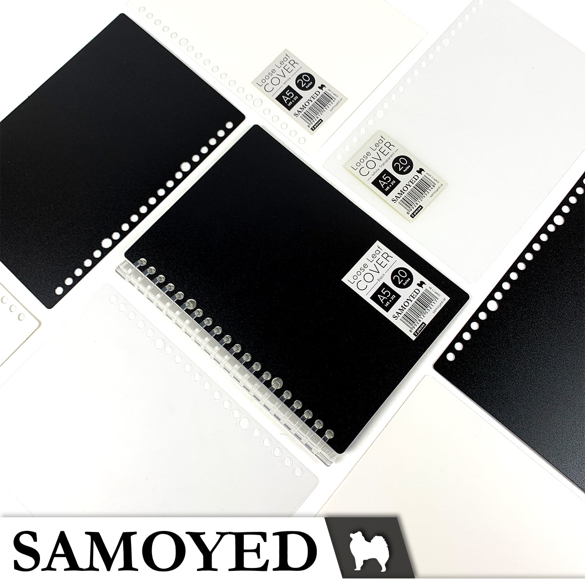 Loose Leaf Cover A5 Samoyed CNPP-11