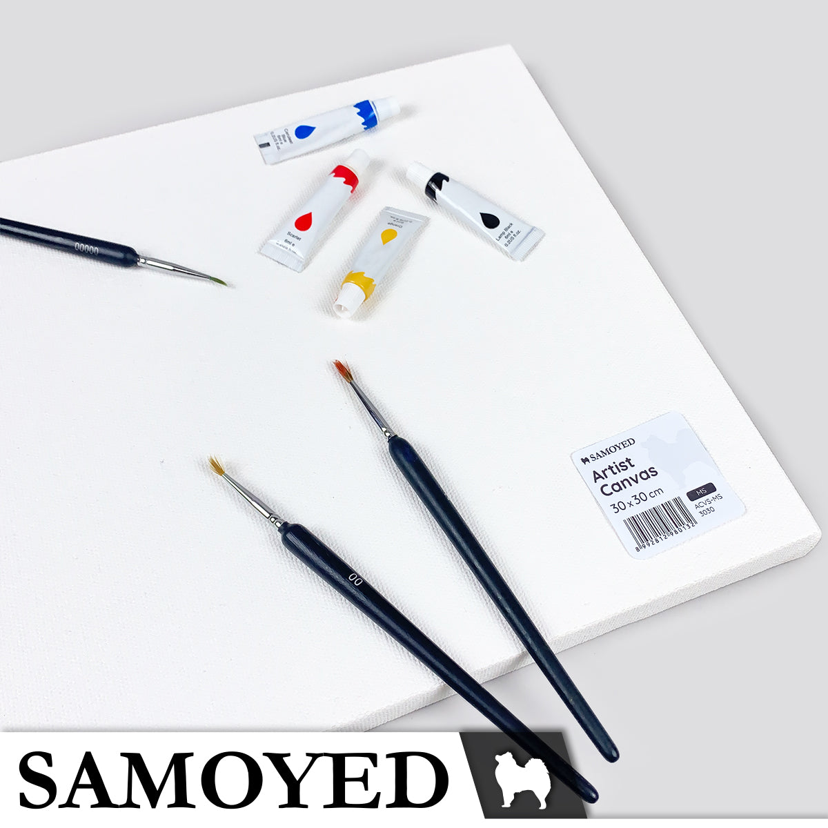 Artist Canvas Samoyed MS 30 x 30 cm