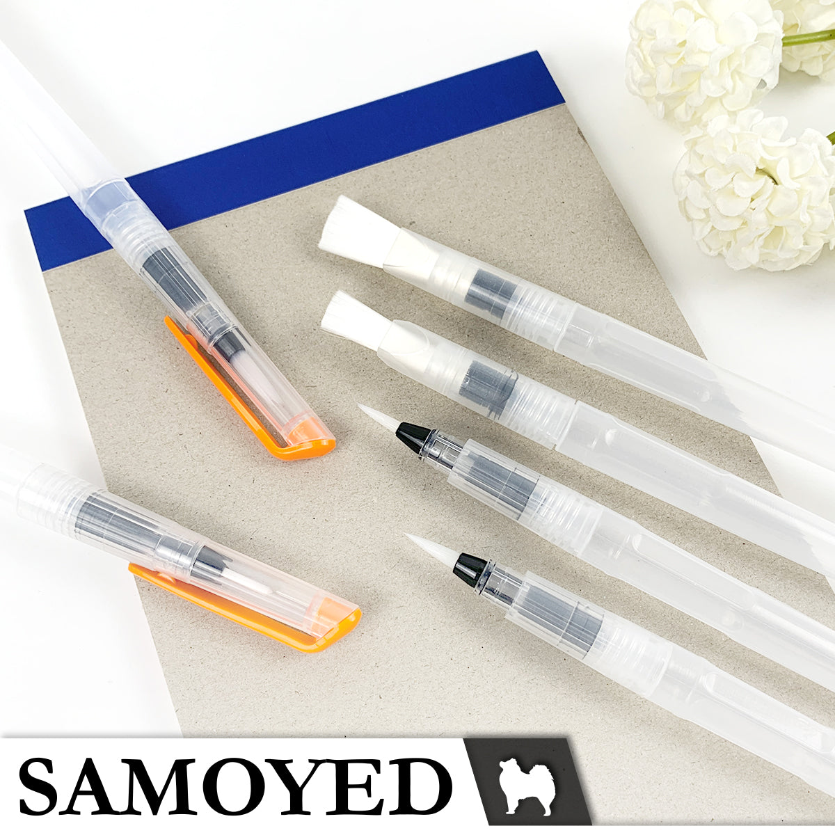 Water Brush Pen Set Samoyed WBPS-06