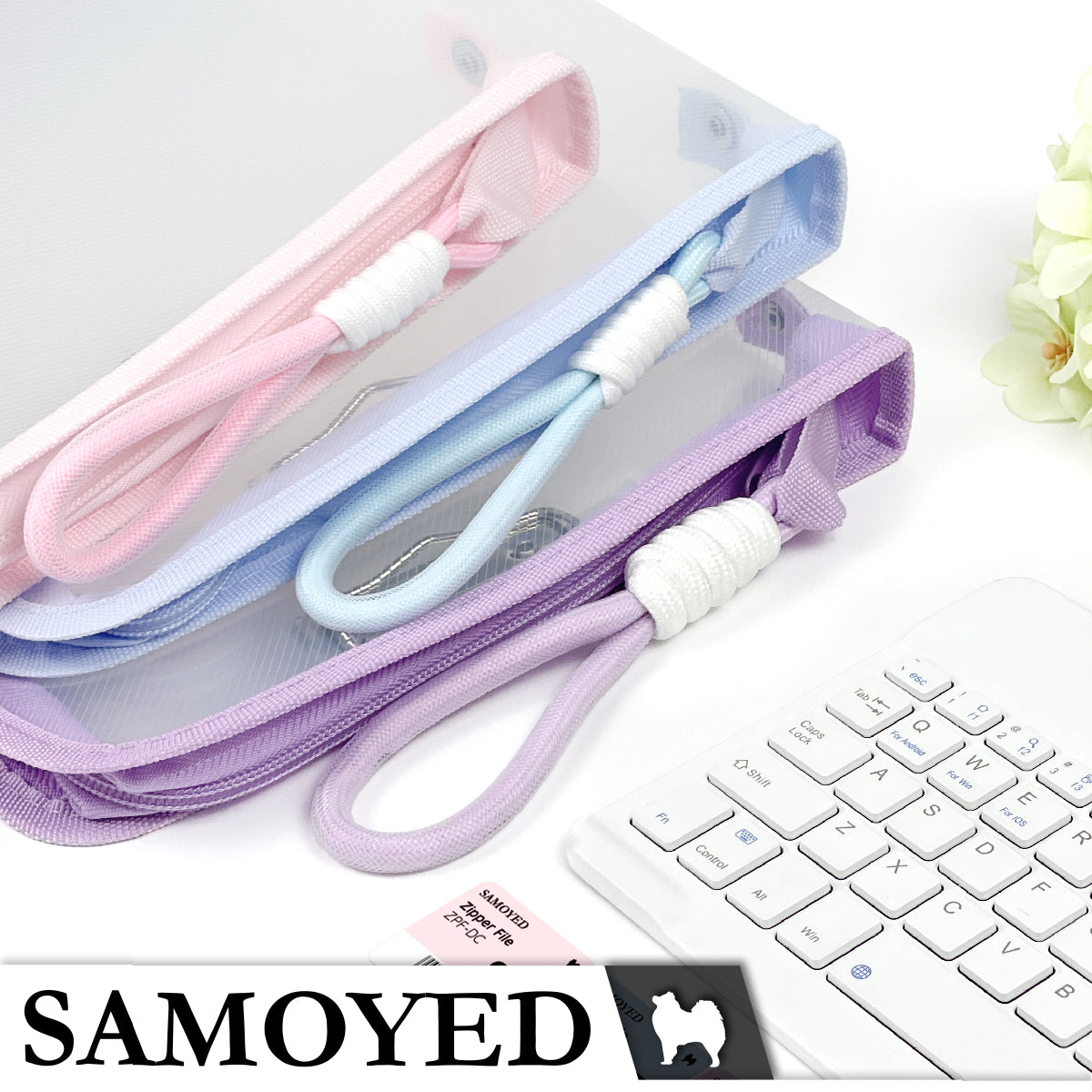 Zipper File Samoyed ZPF-DC