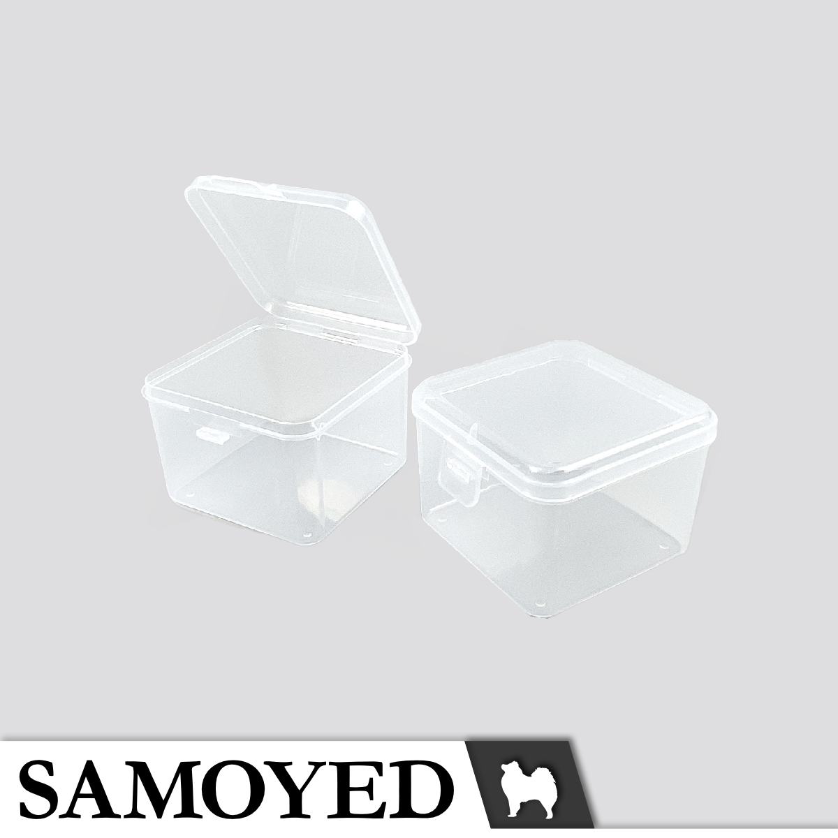 Plastic Box Samoyed SG 74 x 74 x 54 mm