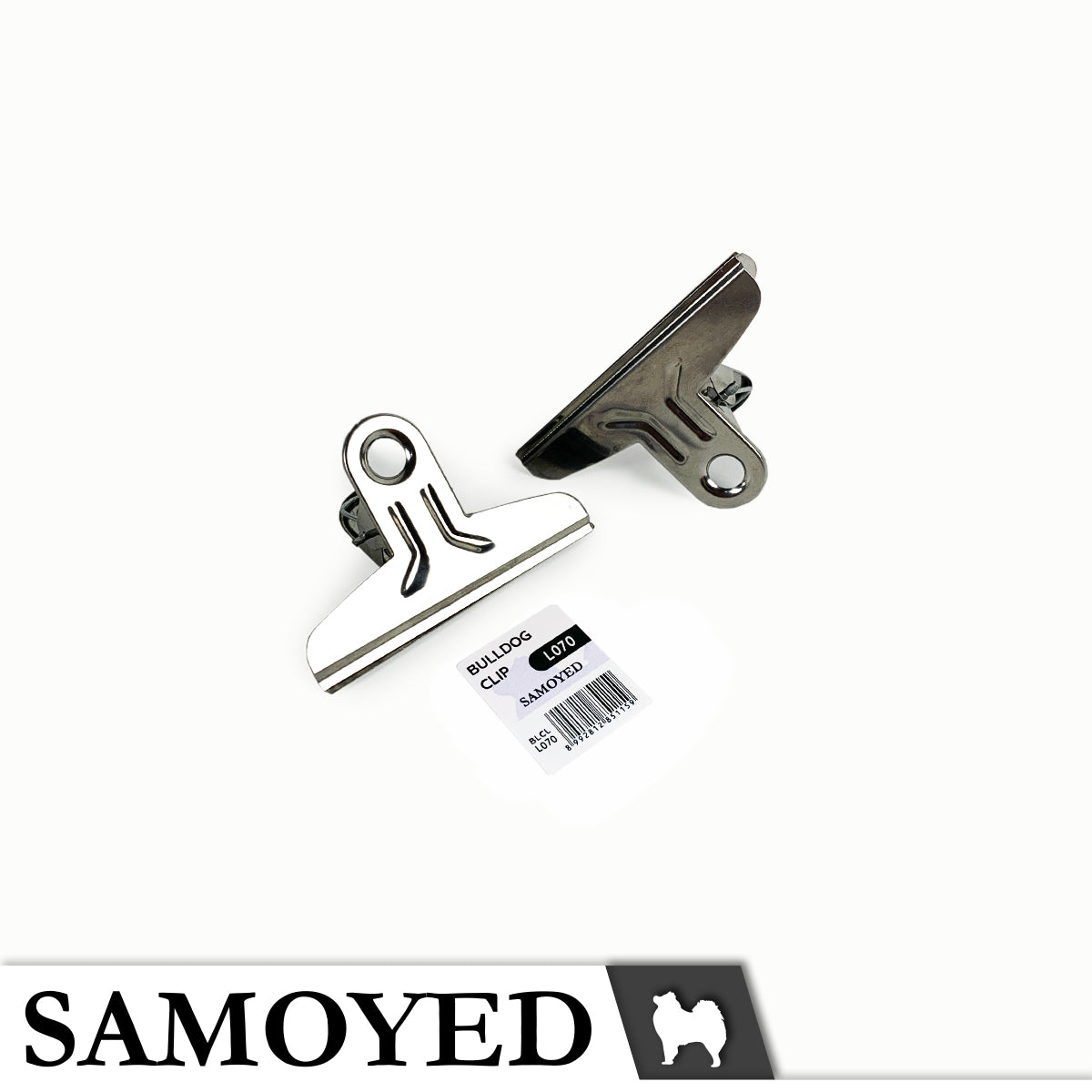 Bulldog Clip Samoyed BLCL-L070