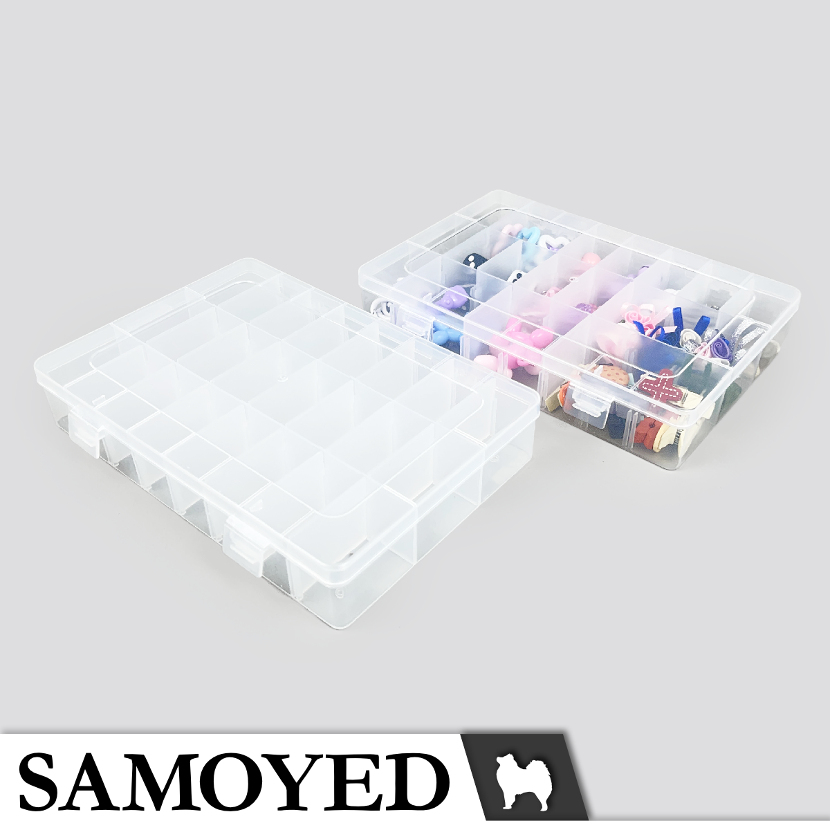 Plastic Box Samoyed G24-195M