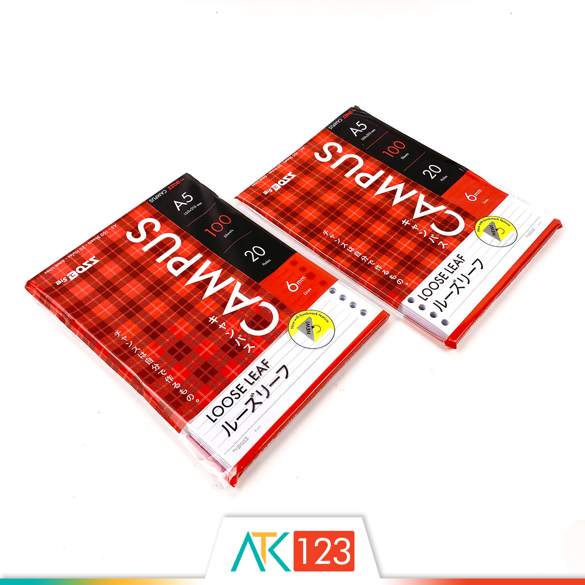 Loose Leaf Big Boss A5 100 lbr Garis