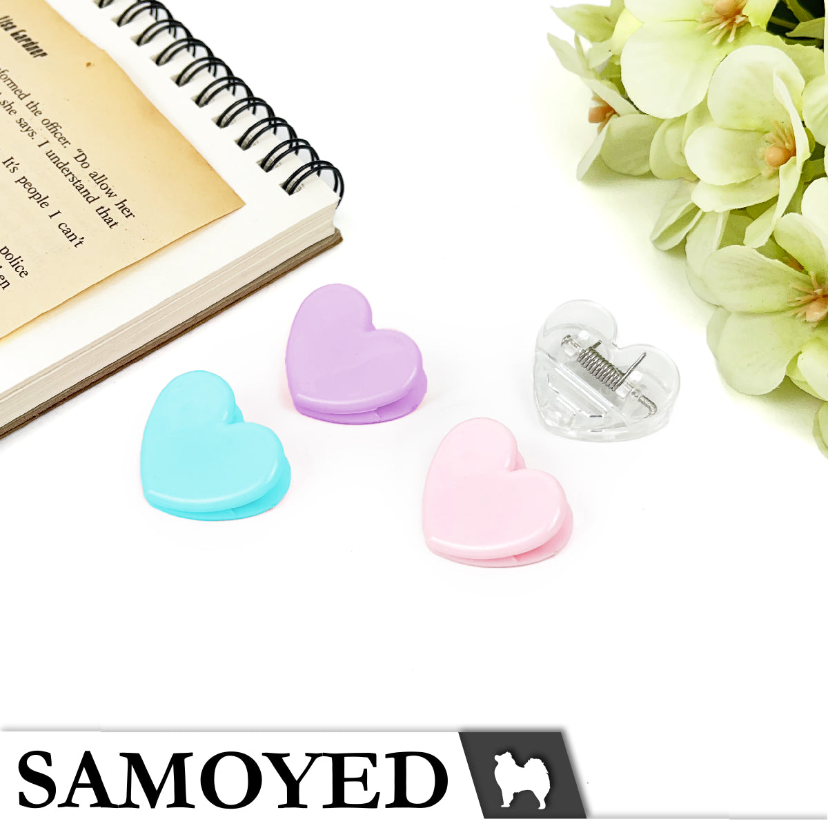 Heart Clip Samoyed HTCL-LP5