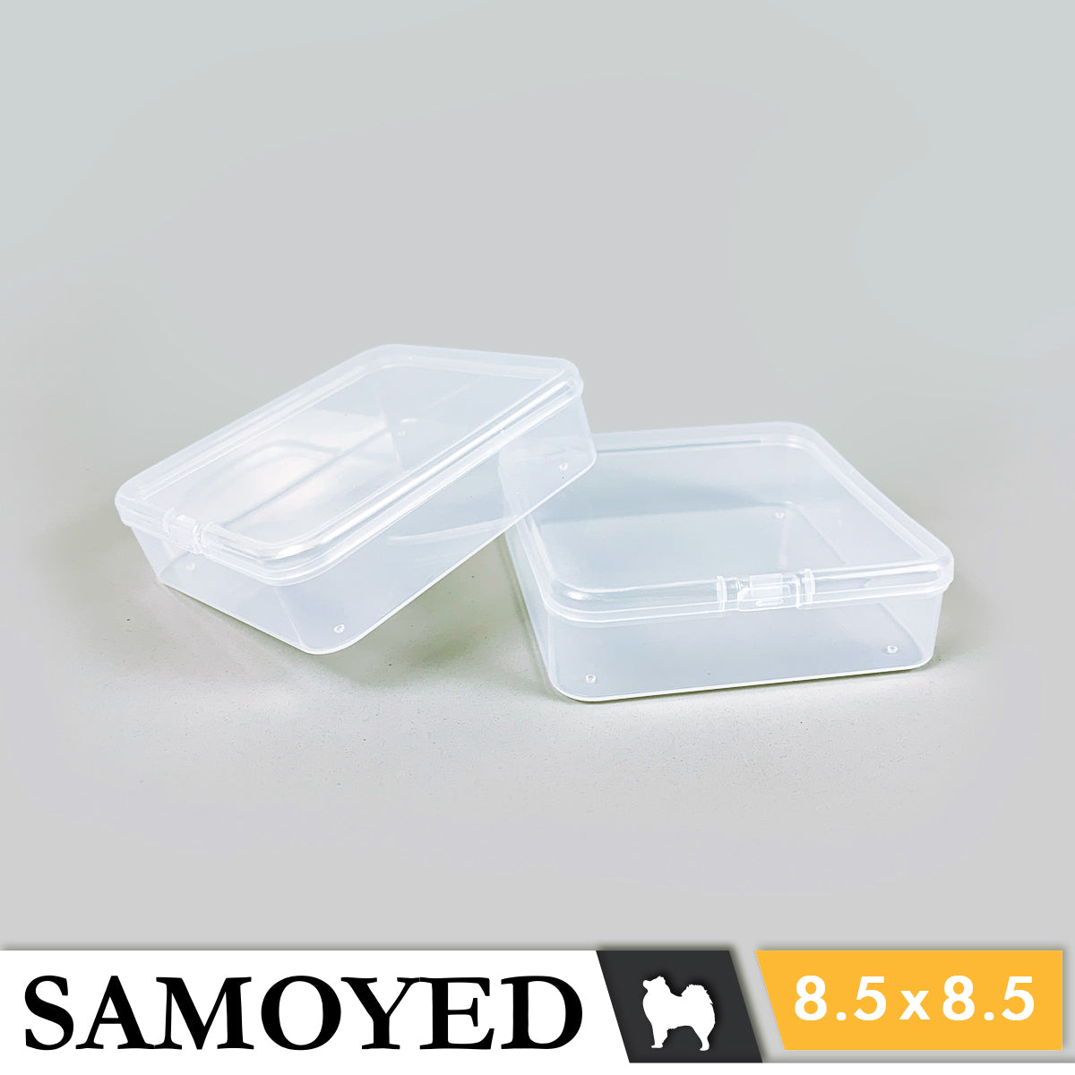 Plastic Box Samoyed SE 85 x 85 x 25 mm