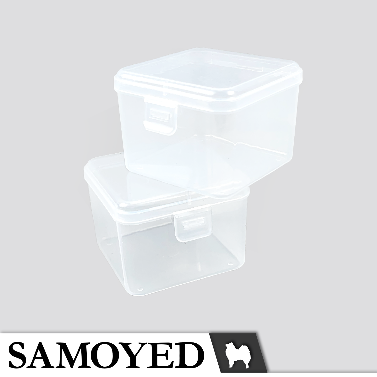 Plastic Box Samoyed SG 84 x 84 x 54 mm